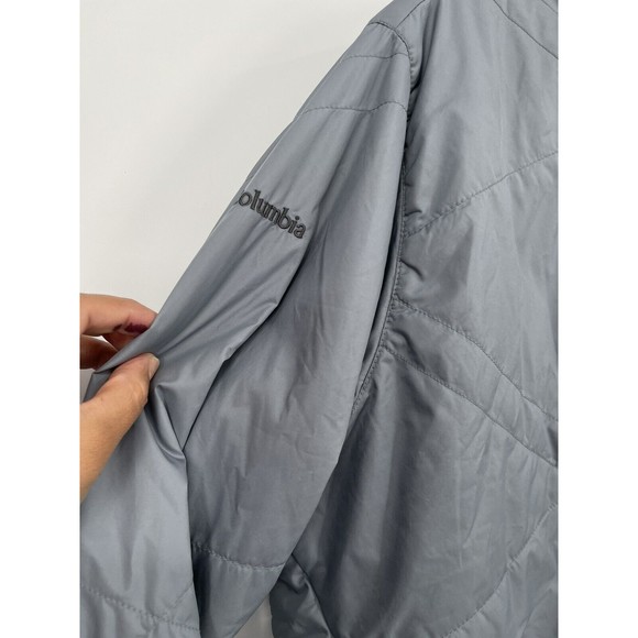 COLUMBIA Women’s  Quilted Jacket Grey Size X-Large - Picture 5 of 6